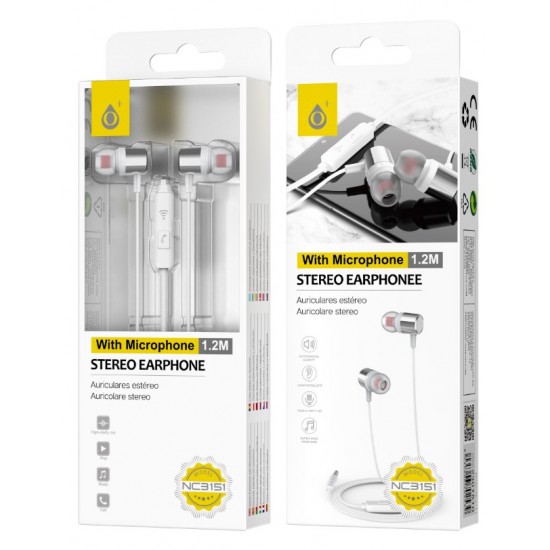 Auricular One Plus Nc3151 Branco 3.5mm Plug Type High Sound Quality