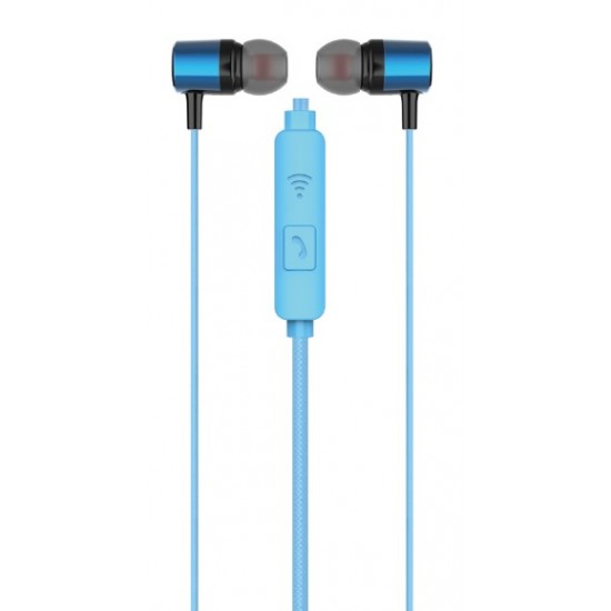 Auricular One Plus Nc3151 Azul 3.5mm Plug Type High Sound Quality With Microphone