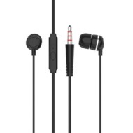AURICULAR ONE PLUS NC3148 NEGRO 3.5MM PLUG TYPE HIGH SOUND QUILTY WITH MICROPHONE