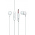 AURICULAR ONE PLUS NC3148 BLANCO 3.5MM PLUG TYPE HIGH SOUND QUILTY WITH MICROPHONE