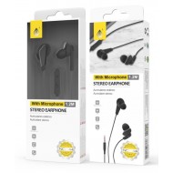 AURICULAR ONE PLUS NC3144 NEGRO 1.2M 3.5MM HIGH CLEARITY MIC