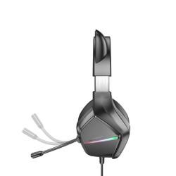 Auscultador Gaming Borofone Bo106 Preto 3.5mm 2m Cat Ear