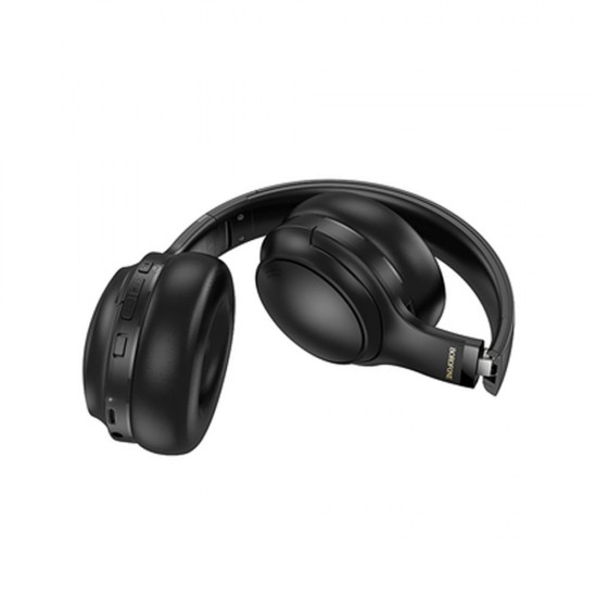 Auscultador Borofone Bo29 Preto Bluetooth Com Redução De Ruído Auscultador Borofone Bo29 Preto Bluetooth Com Redução De Ruído