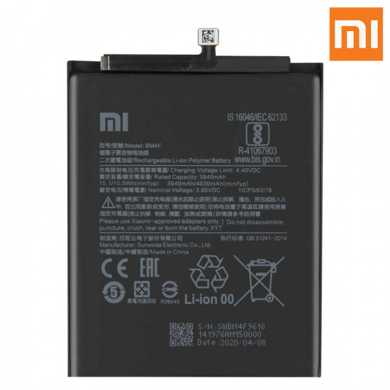 Bateria Xiaomi Bm4f / Mi 9 Lite / Mi A3 / Cc9 / Cc9e, 3500mah