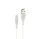 Cabo De Dados New Science Ns-110 Branco 2.4a 3m Para Iphone Cabo De Dados New Science Ns-110 Branco 2.4a 3m Para Iphone