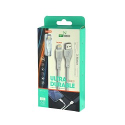 Cabo De Dados New Science Ns-110 Branco 2.4a 3m Para Iphone