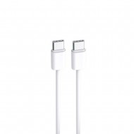 Cable De Datos USB Tipo C Para Tipo C New Science X-4 Blanco 40W 6A 1m