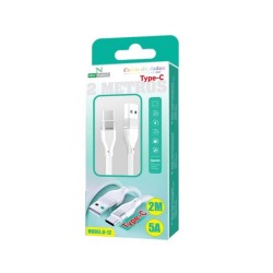 Cabo De Dados New Science U-13 Branco 3.0a 2m Para Tipo C