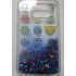 Capa Gel Liquido E Brilhantes Samsung Galaxy S7 Edge Transparente Com Brilhantes Blue