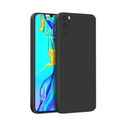 Capa Silicone Gel Huawei P30 Pro Preto Com Protetor De Câmera