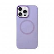 Capa Silicone Apple Iphone 16 Pro Max Lilás Magsafe