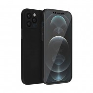 Apple Iphone 11 Pro Max Black Silicone Case With Camera Protector