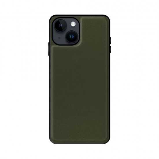 Capa Silicone Tpu Apple Iphone 15 Pro Max Verde Couro