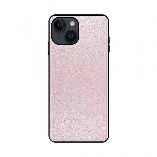 Capa Silicone Tpu Apple Iphone 15 Pro Max Rosa Couro