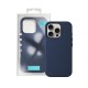 Capa Silicone Dura Apple Iphone 16 Pro Max Azul Couro Capa Silicone Dura Apple Iphone 16 Pro Max Azul Couro