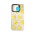 Capa De Vidro Apple Iphone 16 Transparente Emoji Com Magsafe