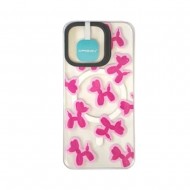 Capa De Vidro Apple Iphone 13/Iphone 14 Transparente Cães Com Magsafe