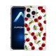 Capa Silicone Tpu Apple Iphone 16 Pro Max Transparente Cereja Magsafe Capa Silicone Tpu Apple Iphone 16 Pro Max Transparente Cereja Magsafe