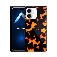 Apple Iphone 16 Black Leopard MagSafe TPU Silicone Case