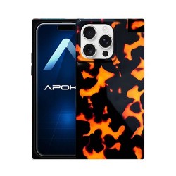 Funda De Silicona TPU Apple Iphone 16 Pro Max Negro Leopardo MagSafe