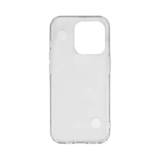 Capa Silicone Tpu Apple Iphone 16 Branco Com Corrente Design 6