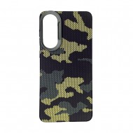 Capa Silicone Tpu Samsung Galaxy S25 Edge Verde Camuflagem