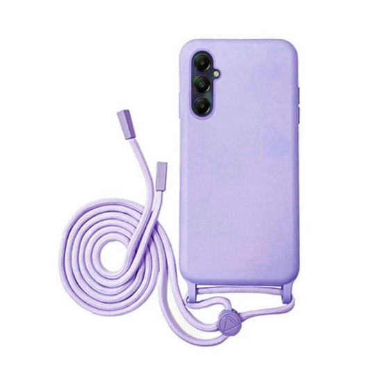 Samsung Galaxy A16 Lilac Silicone Case With String