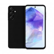 Funda De Silicona Samsung Galaxy A55 Negra Con Protector De Cámara