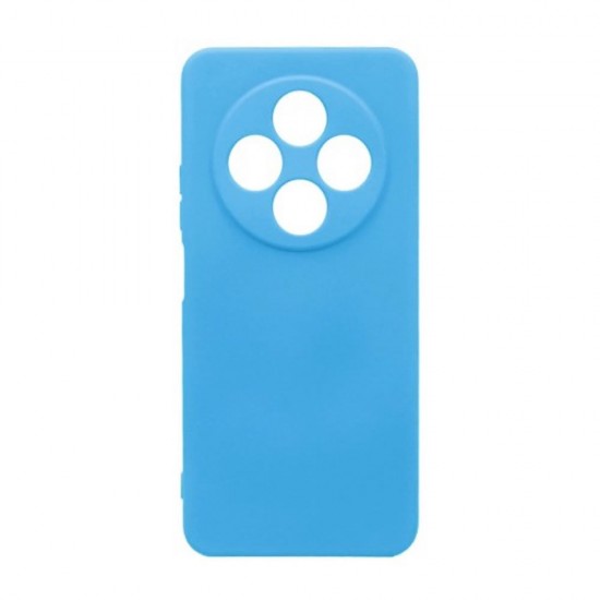 Capa Silicone Xiaomi Redmi 14c Azul Com Protetor De Câmera