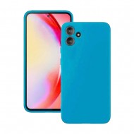 Funda De Silicona Samsung Galaxy A06 Azul Con Protector De Cámara