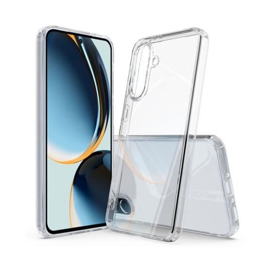 Capa Silicone Dura Anti-Choque Samsung Galaxy A56 Transparente