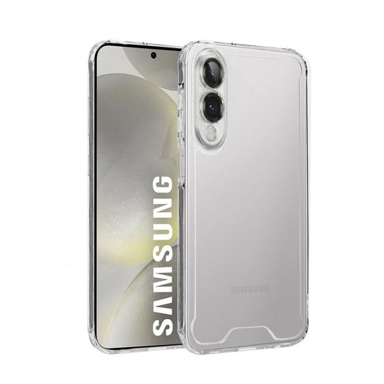 Capa Silicone Dura Anti-Choque Samsung Galaxy S25 Edge Transparente Capa Silicone Dura Anti-Choque Samsung Galaxy S25 Edge Transparente