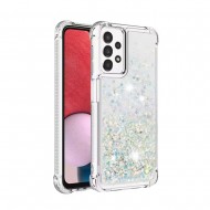 Capa Silicone Dura Com Desenho Brilhante Samsung Galaxy A36/Galaxy A56 Prata