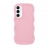 Capa Silicone Gel Samsung Galaxy A16 Rosa Ondulada