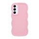 Capa Silicone Gel Samsung Galaxy A16 Rosa Ondulada