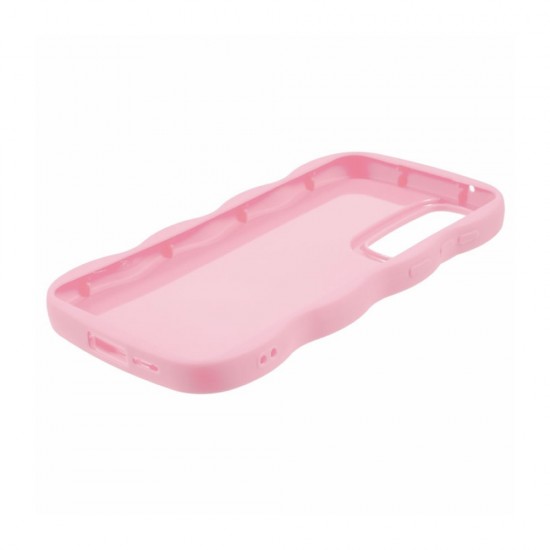 Capa Silicone Gel Samsung Galaxy A16 Rosa Ondulada