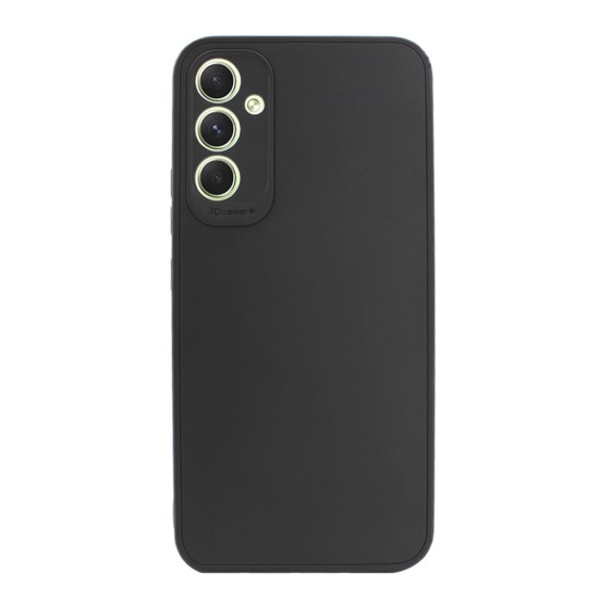 Capa Silicone Gel Samsung Galaxy A26 Preto Com Protetor De Câmera 3d