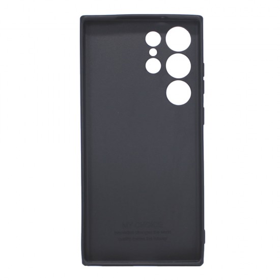 Capa Silicone Gel Samsung Galaxy S24 Ultra Preto Com Protetor De Câmera 3d Capa Silicone Gel Samsung Galaxy S24 Ultra Preto Com Protetor De Câmera 3d