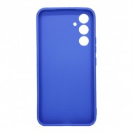 Funda De Gel De Silicona Samsung Galaxy S25 Azul Con Protector De Cámara 3D