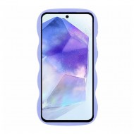 Samsung Galaxy A16 Lilac Wavy Silicone Gel Case