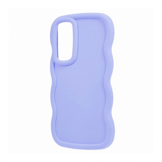 Capa Silicone Gel Samsung Galaxy A16 Lilás Ondulada