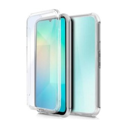 Capa Silicone Dura 360º Samsung Galaxy A06 Transparente