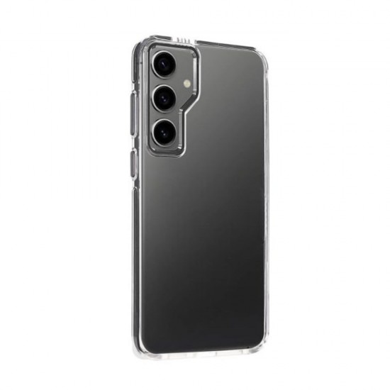Funda De Gel De Silicona Bumper Samsung Galaxy S24/Galaxy S25 Negro Elektro Funda De Gel De Silicona Bumper Samsung Galaxy S24/Galaxy S25 Negro Elektro