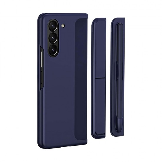 Capa Silicone Tpu Samsung Galaxy Z Fold6 Azul Com Caneta Touch