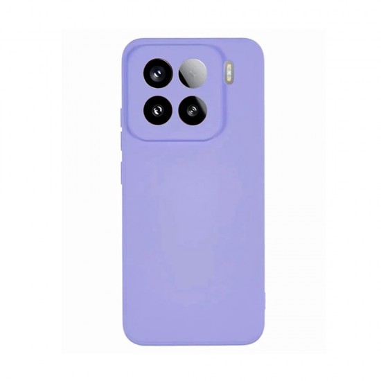 Capa Silicone Gel Xiaomi 15 Lilás Com Protetor De Câmera Capa Silicone Gel Xiaomi 15 Lilás Com Protetor De Câmera