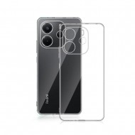 Capa Silicone Gel Xiaomi Redmi Note 14 Transparente Com Protetor De Câmera
