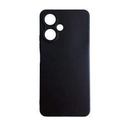 Xiaomi Redmi 13C 5G/Poco M6 Black Silicone Gel Case With Camera Protector