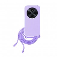 Xiaomi Redmi 14C Lilac Silicone Case With String