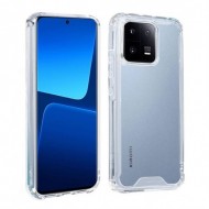 Funda De Silicona Dura Antigolpes Xiaomi 13 Transparente Con Protector De Cámara