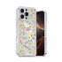 Capa Silicone Anti-Choque Xiaomi Redmi 14c Transparente Flor D2